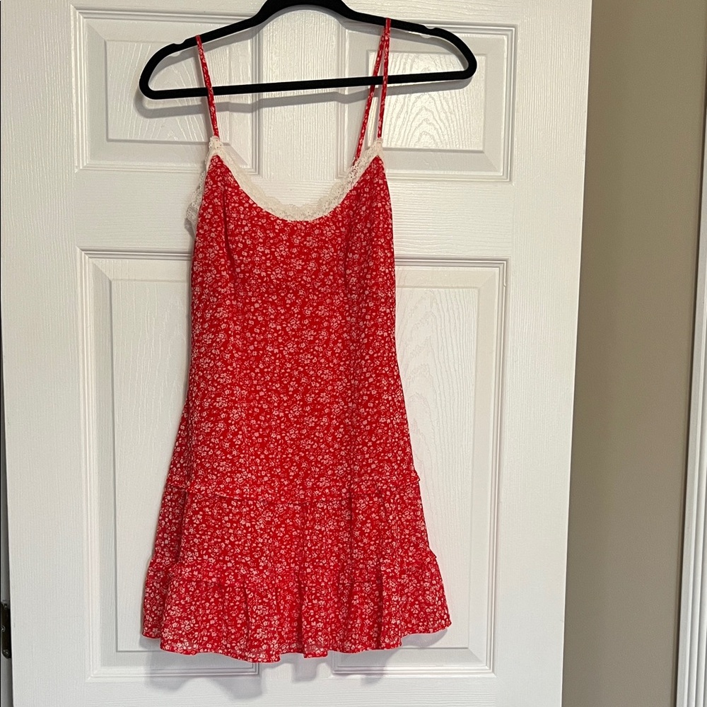 Kimchi blue Red Floral Dress